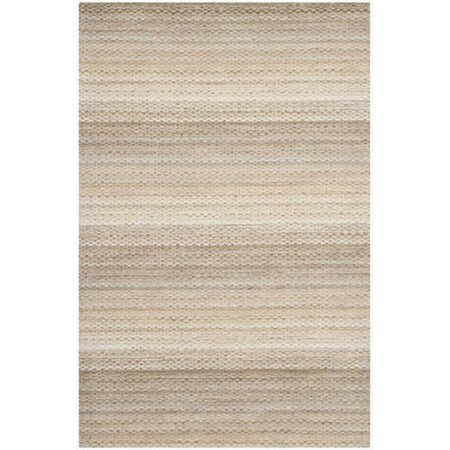 Safavieh 4 ft. x 6 ft. Small Rectangle- Contemporary Himalaya Beige Hand Loomed Rug HIM771A-4